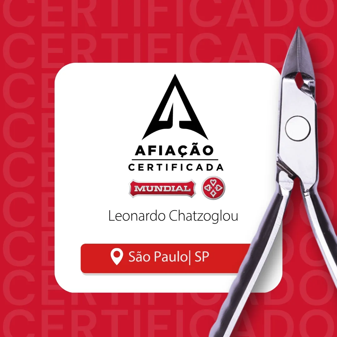 Certificação de afiação Mundial de Leonardo Chatzoglou, São Paulo